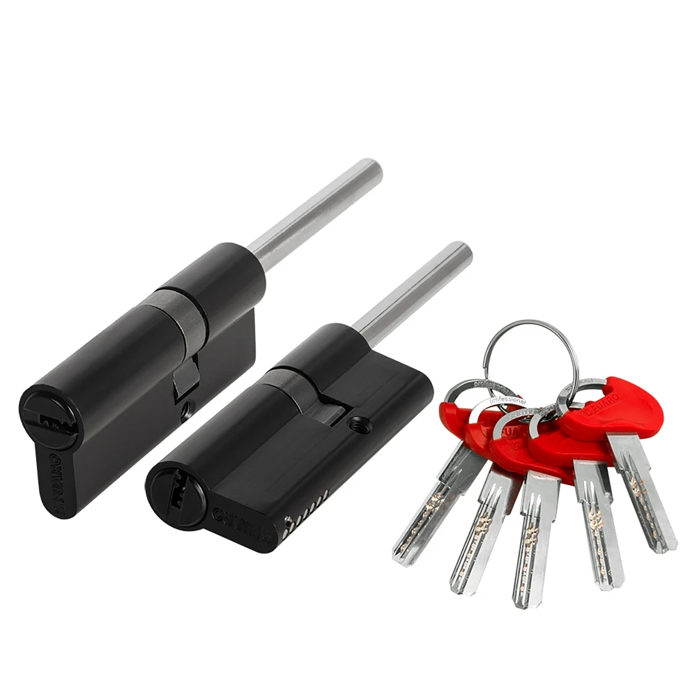 Фото Цилиндровый механизм D-PRO5007 Tang 85 w/k (50+10+25) BL-24 черный 5Key без верт.