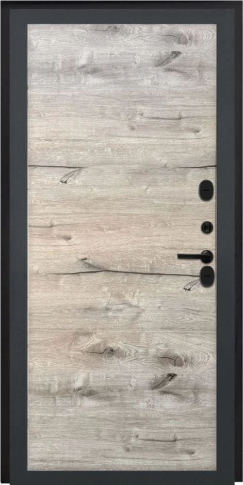 Входная дверь ДвериПРО Берген Без фрезеровки Дуб пацифик горизонт DPRO196734 внутренняя сторона
