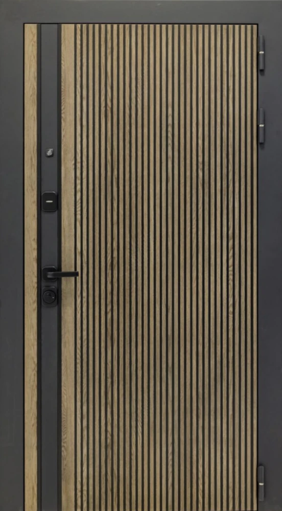 Входная дверь ДвериПРО Rosna СБ-1 (ст. белое, 16мм, венге) DPRO200571 внешняя сторона